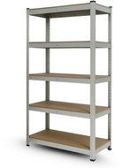 IQ garden Screwless shelf 180 × 80 × 40, galvanized - 5 shelves IQ models - Shelving Unit