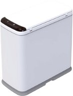 iQtech Regeman 9 l, kontaktloser Abfallbehälter, quadratisch, weiß - Mülleimer mit Sensor