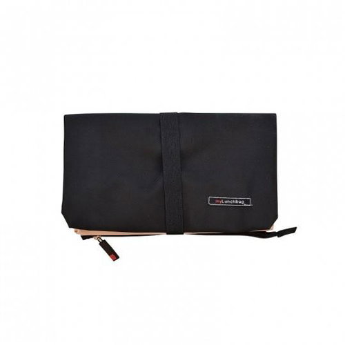 IRIS Barcelona Ökologischer Snackbeutel Soft 1 l schwarz/beige - Snack-Tasche - Hauptbild