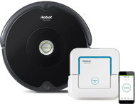 iRobot Roomba 606 + iRobot Braava Jet 240 - Robot Vacuum