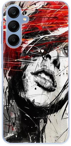 iSaprio Sketch Face pro Samsung Galaxy A25 5G - Phone Cover - Main image