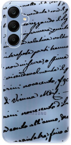 iSaprio Handwriting 01 - black pro Samsung Galaxy A25 5G - Phone Cover - Main image