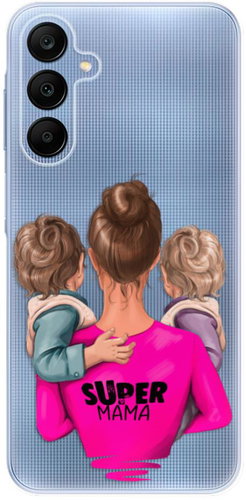iSaprio Super Mama - Two Boys pro Samsung Galaxy A25 5G - Phone Cover - Main image