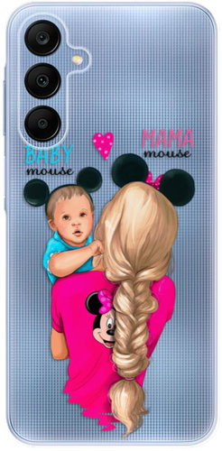 iSaprio Mama Mouse Blonde and Boy pro Samsung Galaxy A25 5G - Phone Cover - Main image