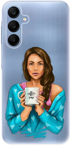 iSaprio Coffe Now - Brunette pro Samsung Galaxy A25 5G - Phone Cover - Main image