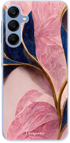 iSaprio Pink Blue Leaves pro Samsung Galaxy A25 5G - Phone Cover - Main image