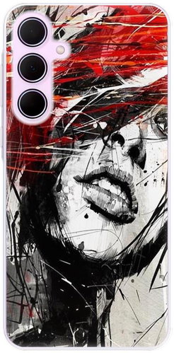 iSaprio Sketch Face pro Samsung Galaxy A35 5G - Phone Cover - Main image