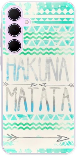 iSaprio Hakuna Matata Green pro Samsung Galaxy A35 5G - Phone Cover - Main image