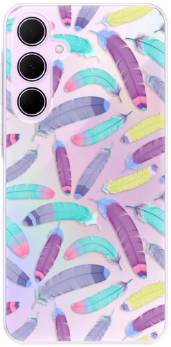 iSaprio Feather Pattern 01 pro Samsung Galaxy A35 5G - Phone Cover - Main image