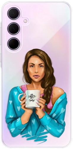 iSaprio Coffe Now - Brunette pro Samsung Galaxy A35 5G - Phone Cover - Main image