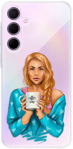 iSaprio Coffe Now - Redhead pro Samsung Galaxy A35 5G - Kryt na mobil - Hlavní obrázek