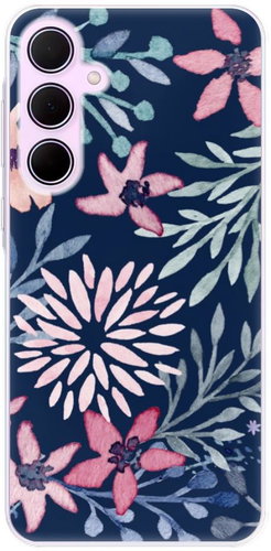 iSaprio Leaves on Blue pro Samsung Galaxy A35 5G - Phone Cover - Main image