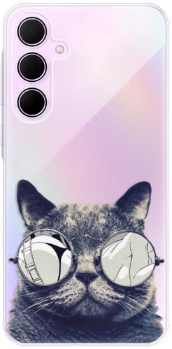 iSaprio Crazy Cat 01 pro Samsung Galaxy A55 5G - Phone Cover - Main image