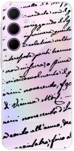 iSaprio Handwriting 01 - black pro Samsung Galaxy A55 5G - Phone Cover - Main image