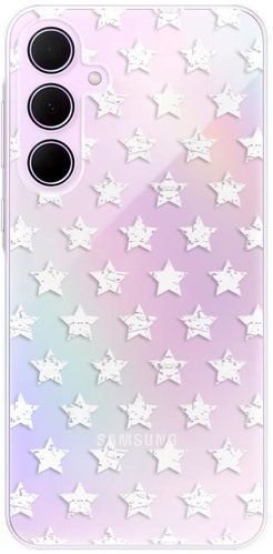 iSaprio Stars Pattern - white pro Samsung Galaxy A55 5G - Phone Cover - Main image
