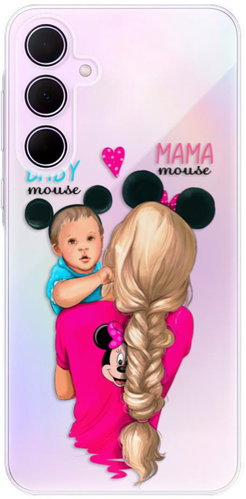 iSaprio Mama Mouse Blonde and Boy pro Samsung Galaxy A55 5G - Phone Cover - Main image