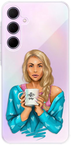 iSaprio Coffe Now - Blond pro Samsung Galaxy A55 5G - Phone Cover - Main image