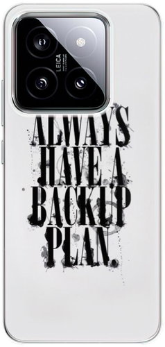 iSaprio Backup Plan - Xiaomi 14 - Phone Cover - Main image