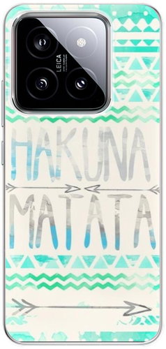 iSaprio Hakuna Matata Green - Xiaomi 14 - Phone Cover - Main image