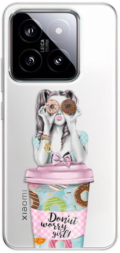iSaprio Donut Worry - Xiaomi 14 - Phone Cover - Main image
