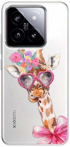 iSaprio Lady Giraffe - Xiaomi 14 - Phone Cover - Main image