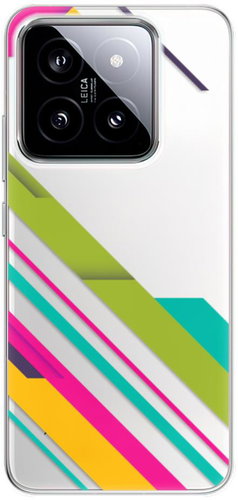 iSaprio Color Stripes 03 - Xiaomi 14 - Phone Cover - Main image
