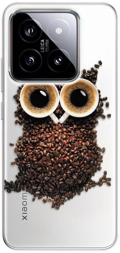 iSaprio Owl And Coffee - Xiaomi 14 - Phone Cover - Main image