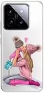 iSaprio Kissing Mom - Blond and Girl - Xiaomi 14 - Phone Cover
