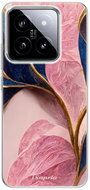 iSaprio Pink Blue Leaves - Xiaomi 14 - Phone Cover