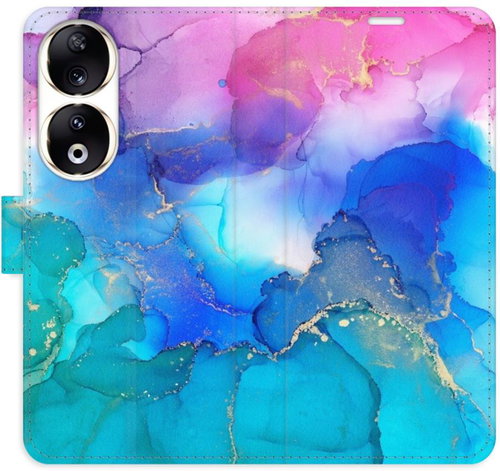 iSaprio Flip pouzdro BluePink Paint pro Honor 90 5G - Phone Case - Main image