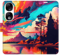 iSaprio Flip pouzdro Colorful Mountains 02 pro Honor 90 5G - Phone Case