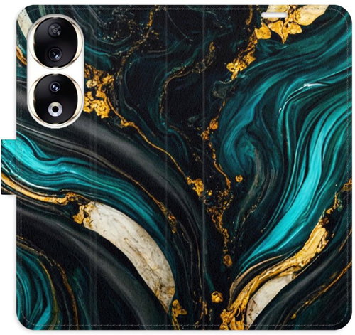 iSaprio Flip pouzdro Dark Paint pro Honor 90 5G - Phone Case - Main image