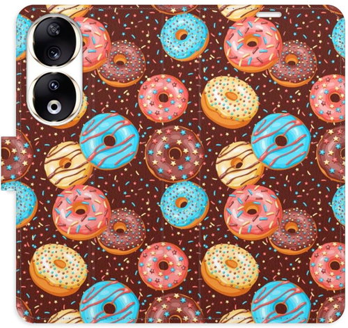 iSaprio Flip pouzdro Donuts Pattern pro Honor 90 5G - Phone Case - Main image