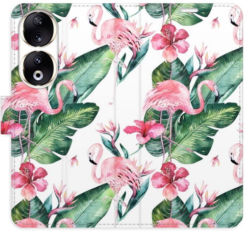iSaprio Flip pouzdro Flamingos Pattern pro Honor 90 5G - Phone Case - Main image
