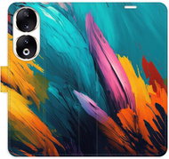 iSaprio Flip pouzdro Orange Paint 02 pro Honor 90 5G - Phone Case