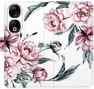 iSaprio Flip pouzdro Pink Flowers pro Honor 90 5G - Phone Case