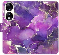 iSaprio Flip pouzdro Purple Marble pro Honor 90 5G - Phone Case