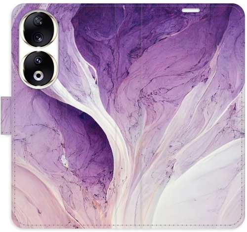 iSaprio Flip pouzdro Purple Paint pro Honor 90 5G - Phone Case - Main image