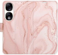 iSaprio Flip pouzdro RoseGold Marble pro Honor 90 5G - Phone Case