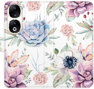 iSaprio Flip pouzdro Succulents Pattern pro Honor 90 5G - Phone Case