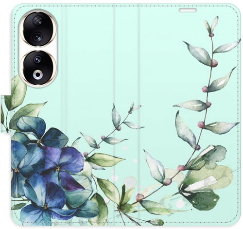 iSaprio Flip pouzdro Blue Flowers pro Honor 90 5G - Phone Case - Main image