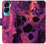 iSaprio Flip pouzdro Abstract Dark 02 pro Honor 90 Lite 5G - Phone Case