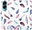 Case Colorful Feathers for Honor 90 Lite 5G
