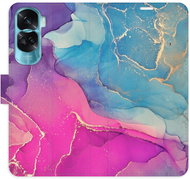 iSaprio Flip Case Colour Marble 02 for Honor 90 Lite 5G - Phone Case