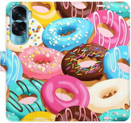 iSaprio Flip Case Donuts Pattern 02 for Honor 90 Lite 5G - Phone Case