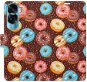 iSaprio Flip pouzdro Donuts Pattern pro Honor 90 Lite 5G - Phone Case