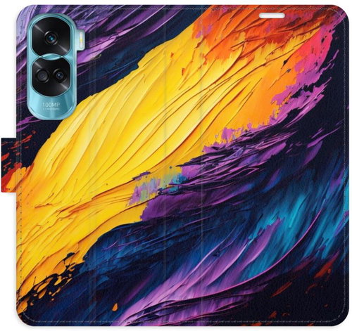 iSaprio Flip pouzdro Fire Paint pro Honor 90 Lite 5G - Phone Case - Main image