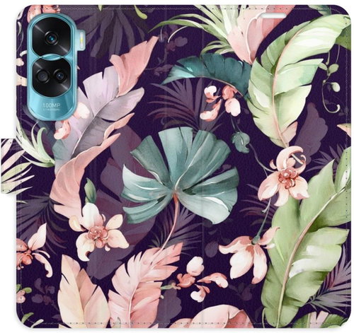 iSaprio Flip pouzdro Flower Pattern 08 pro Honor 90 Lite 5G - Phone Case - Main image