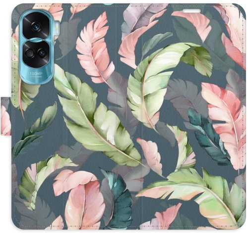 iSaprio Flip pouzdro Flower Pattern 09 pro Honor 90 Lite 5G - Phone Case - Main image
