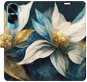 iSaprio Flip pouzdro Gold Flowers pro Honor 90 Lite 5G - Phone Case